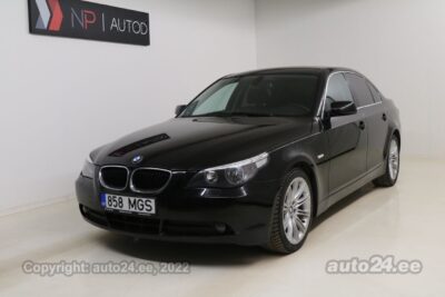 Osta käytetty BMW 523 2.5 130 kW 2007 väri musta Tallinnasta
