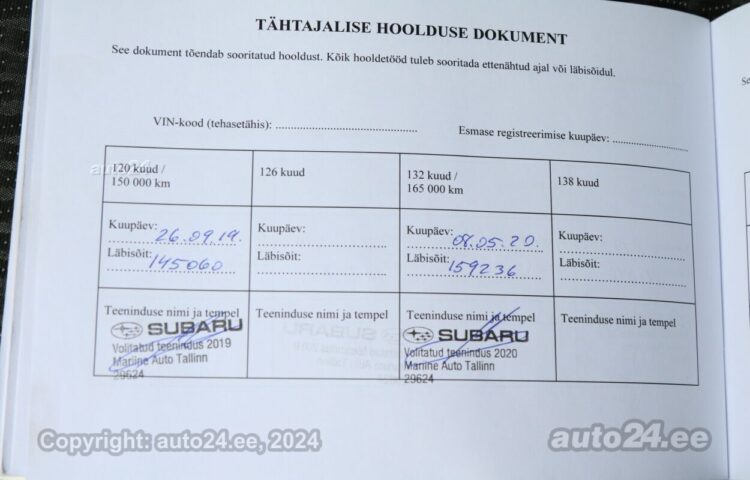 Osta käytetty Subaru Outback AWD 2.0 110 kW  väri  Tallinnasta