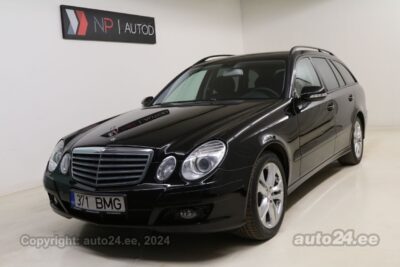 Купить б.у Mercedes-Benz E 220 Elegance 2.1 125 kW 2008 цвет черный года в Таллине