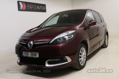 Osta käytetty Renault Grand Scenic Intens 1.2 85 kW 2015 väri punainen Tallinnasta